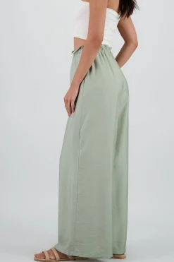 Pantalon fluido ligero detalle resorte