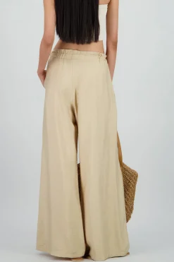 Pantalon fluido ligero detalle resorte