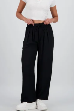 Pantalon fluido liso