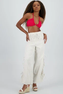 Pantalon fluido rayas