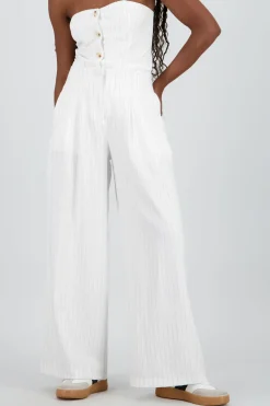 Pantalon fluido rayas