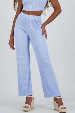 Pantalon fluido textura