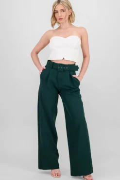 Pantalon Liso Cinturon