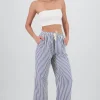 Pantalon rayas con jareta