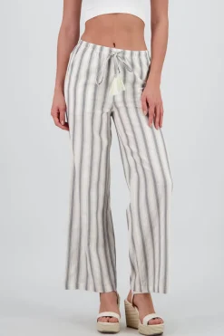 Pantalon rayas con jareta