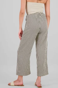 Pantalon rayas con jareta