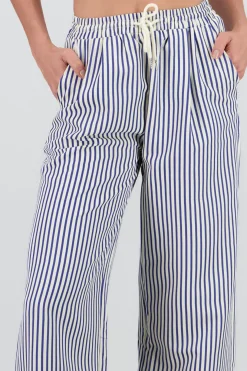 Pantalon rayas con jareta