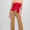 Pantalon recto costuras