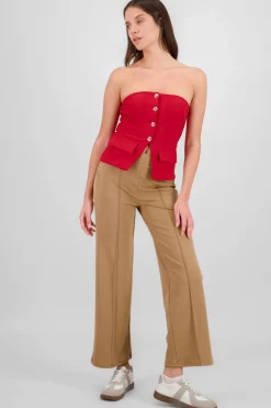 Pantalon recto costuras