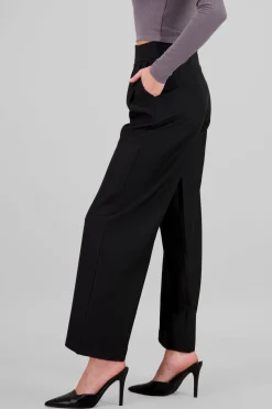 Pantalon recto detalle doble pinza bolsas