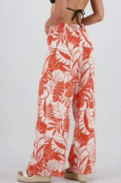 Pantalon recto detalle smock ancho