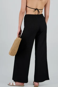 Pantalon textura bandana pretina jareta