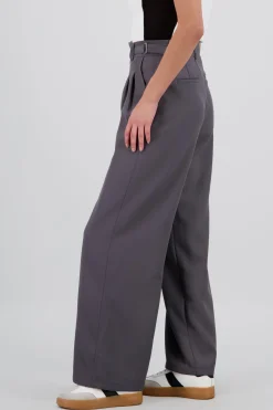 Pantalon wide leg detalle pretina