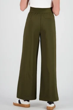 Pantalon wide leg detalle resorte