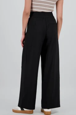 Pantalon wide leg detalle resorte