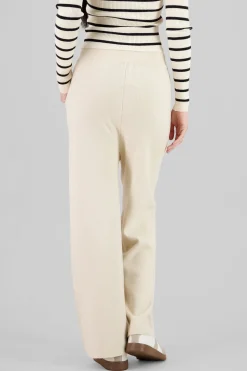 Pantalon wide leg tejido bolsas