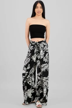 Pantalones Detalle Tropical