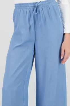 Pantalones ligeros pierna amplia tacto super suave