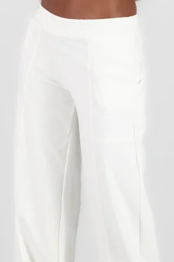 Pants amplios detalle costuras resorte