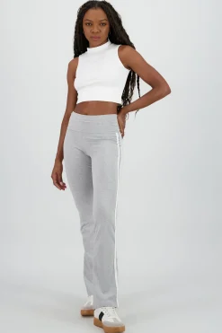 Pants con dobles en la pretina de rayas