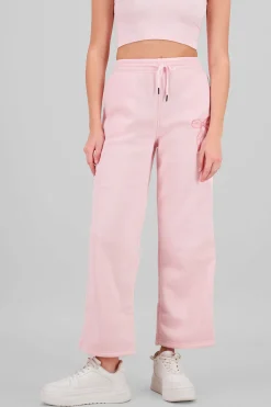 Pants lisos moño bordado