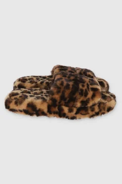 Pantufla cozy animal print
