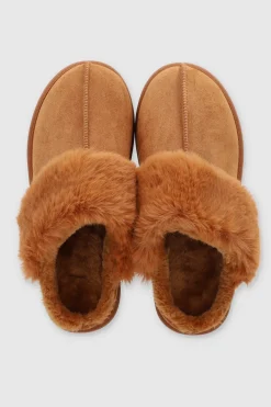 Pantufla zueco fluffy