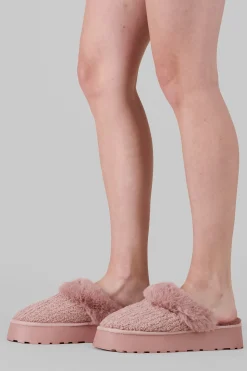 Pantuflas Sherpa Peluche Plataforma