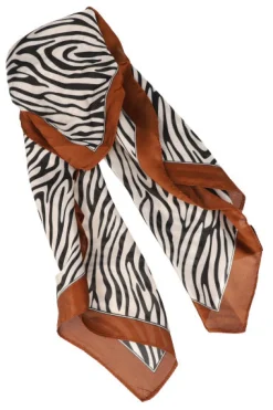 Pañuelo animal print satín