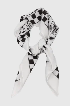 Pañuelo calaveras estrellas cuadros