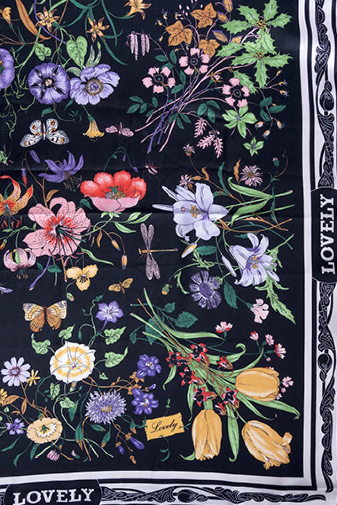 Pañuelo estampado flores