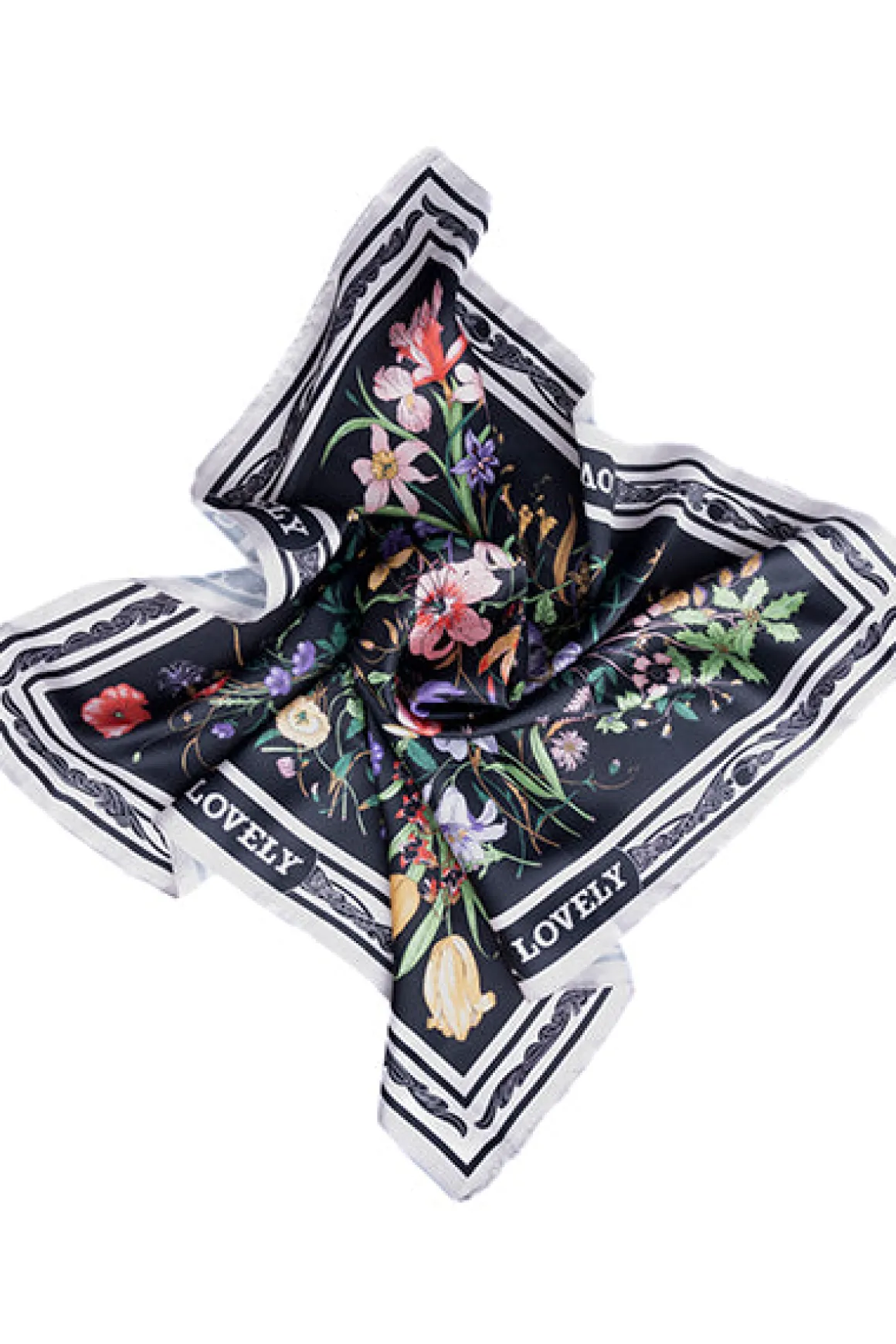 Pañuelo estampado flores