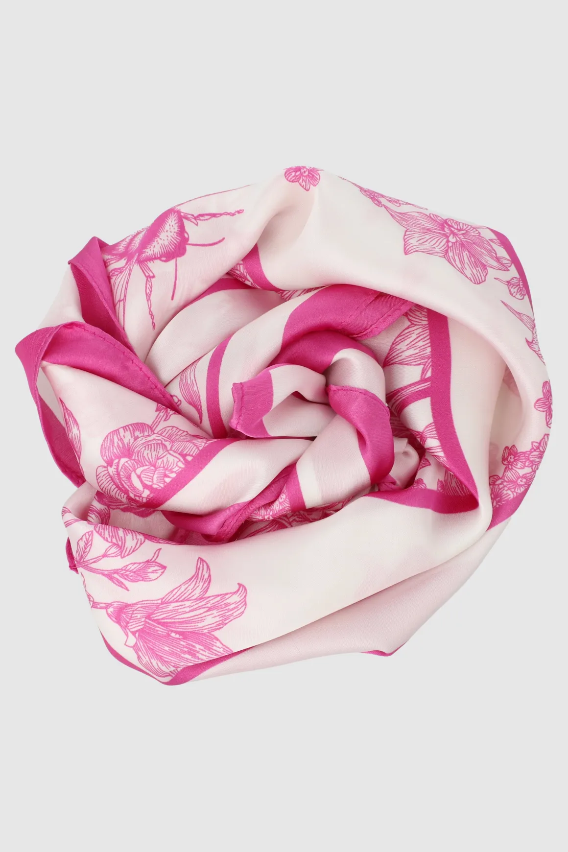 Pañuelo flores acuarela