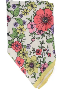 Pañuelo flores multicolor