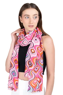Pañuelo ondas multicolor