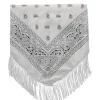 Pañuelo paisley flecos