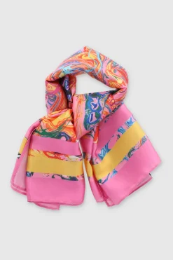 Pañuelo print abstracto