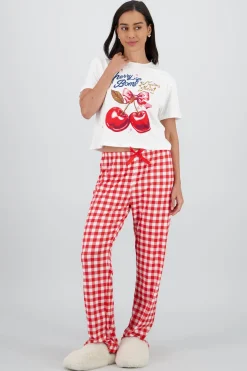 Pijama cherry bomb gingham