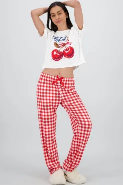 Pijama cherry bomb gingham