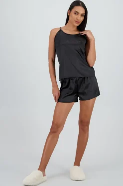Pijama satin tank short