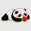 Pin panda acostado