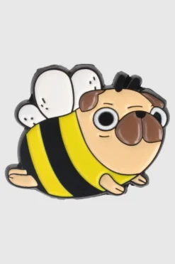 Pin Perro Pug Abejita
