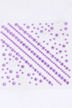 Plantilla Brillos Faciales Mariposa