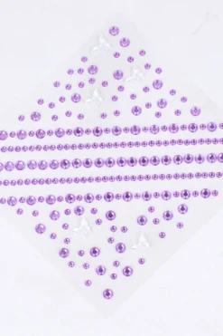 Plantilla Brillos Faciales Mariposa