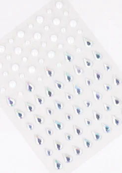 Plantilla brillos gotas perlas