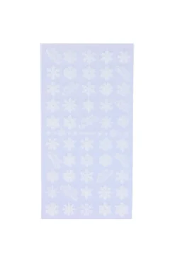 Plantilla estampa uñas navideñas