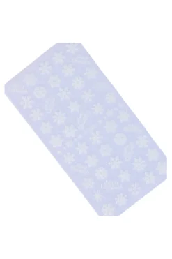 Plantilla estampa uñas navideñas