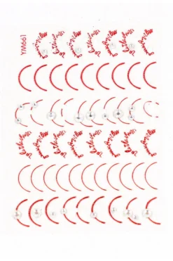 Plantilla Estampas Uñas Brillo