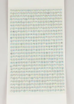 Plantilla gema facial brillos tornasol