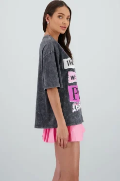 Playera acid mean girls manga corta